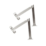 Maxbell 2 Pieces Lid Support Hinges Cabinet Cupboard Door Folding Hinge for Gift Box L