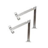 Maxbell 2 Pieces Lid Support Hinges Cabinet Cupboard Door Folding Hinge for Gift Box L