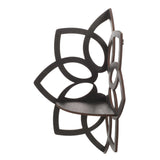 Maxbell Flower Shape Corner Shelf Wood Floating Shelves for Home Kitchen Living Room