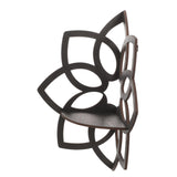 Maxbell Flower Shape Corner Shelf Wood Floating Shelves for Home Kitchen Living Room