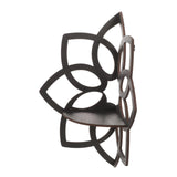 Maxbell Flower Shape Corner Shelf Wood Floating Shelves for Home Kitchen Living Room