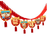 Maxbell Chinese Dragon Year 118inch Hanging Garland Felt Material for Bedroom Sturdy