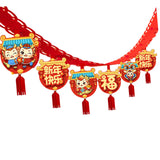 Maxbell Chinese Dragon Year 118inch Hanging Garland Felt Material for Bedroom Sturdy
