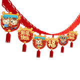 Maxbell Chinese Dragon Year 118inch Hanging Garland Felt Material for Bedroom Sturdy