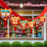 Maxbell Chinese Dragon Year 118inch Hanging Garland Felt Material for Bedroom Sturdy