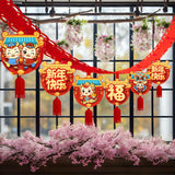 Maxbell Chinese Dragon Year 118inch Hanging Garland Felt Material for Bedroom Sturdy