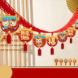 Maxbell Chinese Dragon Year 118inch Hanging Garland Felt Material for Bedroom Sturdy