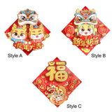 Maxbell Chinese New Year Door Sticker Wall Mural for Celebration Cabinet Dining Room Style A