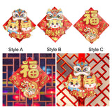 Maxbell Chinese New Year Door Sticker Wall Mural for Celebration Cabinet Dining Room Style A
