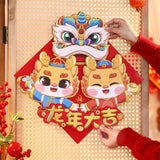 Maxbell Chinese New Year Door Sticker Wall Mural for Celebration Cabinet Dining Room Style A