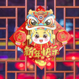 Maxbell Chinese New Year Door Sticker Wall Mural for Celebration Cabinet Dining Room Style B