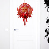 Maxbell Chinese New Year Blessing Hanging Decoration Decor for Door Living Room Tree Style B