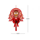 Maxbell Chinese New Year Blessing Hanging Decoration Decor for Door Living Room Tree Style D