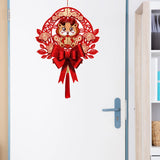 Maxbell Chinese New Year Blessing Hanging Decoration Decor for Door Living Room Tree Style E