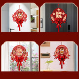Maxbell Chinese New Year Blessing Hanging Decoration Decor for Door Living Room Tree Style E