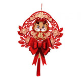 Maxbell Chinese New Year Blessing Hanging Decoration Decor for Door Living Room Tree Style E