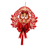 Maxbell Chinese New Year Blessing Hanging Decoration Decor for Door Living Room Tree Style E