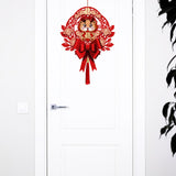 Maxbell Chinese New Year Blessing Hanging Decoration Decor for Door Living Room Tree Style E