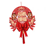 Maxbell Chinese New Year Blessing Hanging Decoration Decor for Door Living Room Tree Style F
