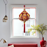 Maxbell Chinese New Year Decoration Traditional Tassel Pendant for Bedroom Tree Shop Square