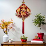 Maxbell Chinese New Year Decoration Traditional Tassel Pendant for Bedroom Tree Shop Square