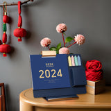Maxbell Desktop Calendar 2024 Large Chinese New Year Decorations for Office Planning