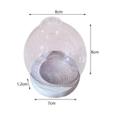 Maxbell Hydroponic Plant Pot Home Desk Desktop Glass Planter for Shelf Patio Balcony Pink