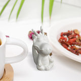 Maxbell Ceramic Dragon Figurine Crafts Dragon Sculpture for Bedroom Office Bookshelf Style B