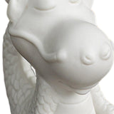 Maxbell Ceramic Dragon Figurine Crafts Dragon Sculpture for Bedroom Office Bookshelf Style B