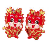 Maxbell 2x Chinese New Year Door Sticker for Spring Festivals Restaurant Living Room Style B