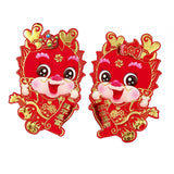 Maxbell 2x Chinese New Year Door Sticker for Spring Festivals Restaurant Living Room Style B