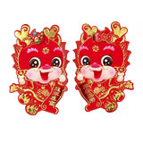 Maxbell 2x Chinese New Year Door Sticker for Spring Festivals Restaurant Living Room Style B