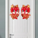 Maxbell 2x Chinese New Year Door Sticker for Spring Festivals Restaurant Living Room Style B