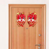 Maxbell 2x Chinese New Year Door Sticker for Spring Festivals Restaurant Living Room Style B