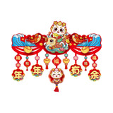 Maxbell Door Ornament Chinese New Year Decoration for Front Door Courtyard Door Gate Style A