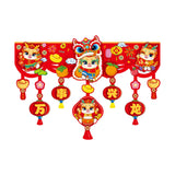 Maxbell Door Ornament Chinese New Year Decoration for Front Door Courtyard Door Gate Style B