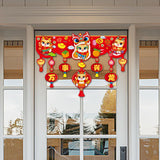 Maxbell Door Ornament Chinese New Year Decoration for Front Door Courtyard Door Gate Style B