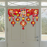 Maxbell Door Ornament Chinese New Year Decoration for Front Door Courtyard Door Gate Style B
