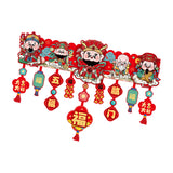 Maxbell Door Ornament Chinese New Year Decoration for Front Door Courtyard Door Gate Style C
