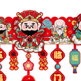 Maxbell Door Ornament Chinese New Year Decoration for Front Door Courtyard Door Gate Style C