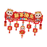 Maxbell Door Ornament Chinese New Year Decoration for Front Door Courtyard Door Gate Style D