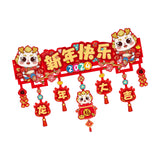 Maxbell Door Ornament Chinese New Year Decoration for Front Door Courtyard Door Gate Style D