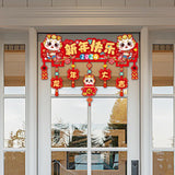 Maxbell Door Ornament Chinese New Year Decoration for Front Door Courtyard Door Gate Style D