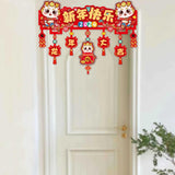 Maxbell Door Ornament Chinese New Year Decoration for Front Door Courtyard Door Gate Style D
