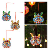 Maxbell Chinese New Year Lantern DIY Material Set Cute Traditional for Boys Children Blue
