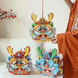 Maxbell Chinese New Year Lantern DIY Material Set Cute Traditional for Boys Children Blue