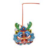Maxbell Chinese New Year Lantern DIY Material Set Cute Traditional for Boys Children Blue