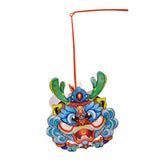 Maxbell Chinese New Year Lantern DIY Material Set Cute Traditional for Boys Children Blue