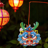 Maxbell Chinese New Year Lantern DIY Material Set Cute Traditional for Boys Children Blue