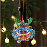 Maxbell Chinese New Year Lantern DIY Material Set Cute Traditional for Boys Children Blue